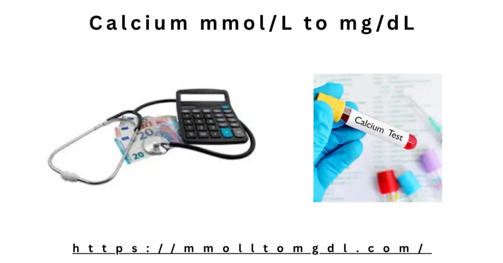 Calcium mmol/L to mg/dL Conversion Calculator (Formula & Reference Guide)