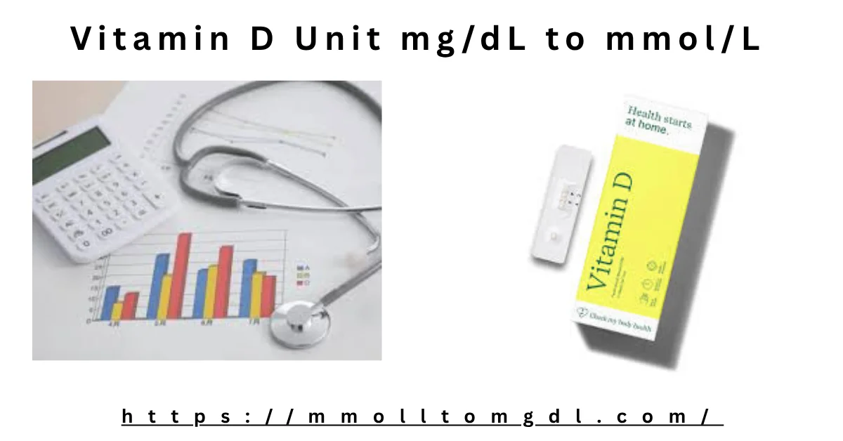 Convert mg/dL to mmol/L for Vitamin D – Accurate Vitamin D Unit Calculator