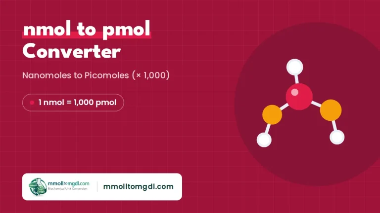 nmol to pmol Converter – Nanomoles to Picomoles (× 1,000)